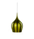 Vibrant 1 Light Large Dome Ceiling Pendant Green E27_Off