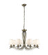 Andretti 8 Light Multi Arm Chandelier Antique Brass Finish E14_Main