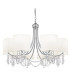 Nina 8 Light Multi Arm Chandelier Chrome Finish E14_Main