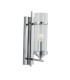 Milo 1 Light Glass Shade Candle Wall Light Chrome E14_Main