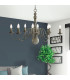 Greythorne 8 Light Chandelier Grey Finish E14_Room