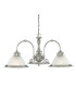 American Diner 3 Light Multi Arm Multi Arm Ceiling Pendant Satin Silver Acid Ribbed Glass E27_Main