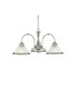 American Diner 3 Light Multi Arm Multi Arm Ceiling Pendant Satin Silver Acid Ribbed Glass E27_Off