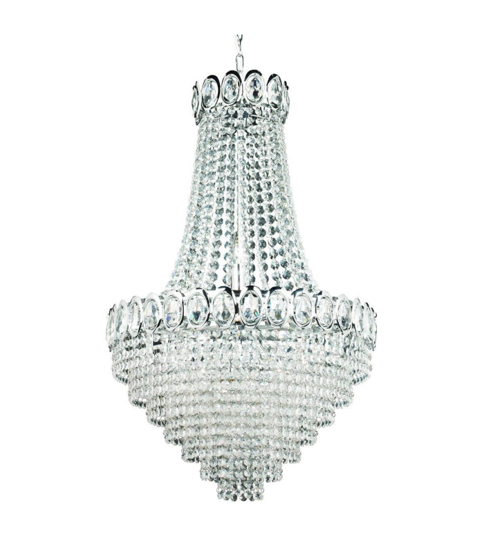 Louis Philipe 6 Light Chandelier Chrome Finish E14_Main