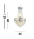 Louis Philipe 6 Light Chandelier Chrome Finish E14_Line