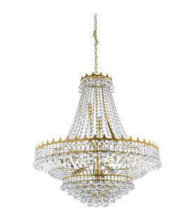 Versailles 13 Light Chandelier Gold Finish E14_Main