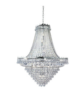 Versailles 19 Light Chandelier Chrome Finish E14_Main