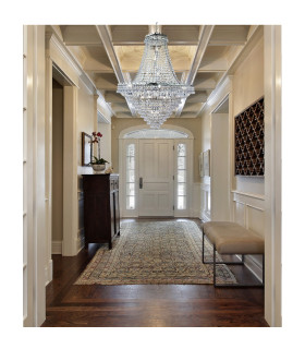 Versailles 19 Light Chandelier Chrome Finish E14_Room