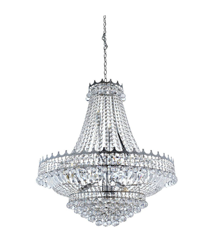 Versailles 13 Light Chandelier Chrome Finish E14_Main