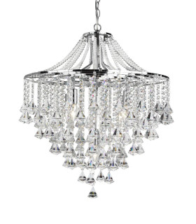 Dorchester 5 Light Chandelier Chrome Finish E14_Main