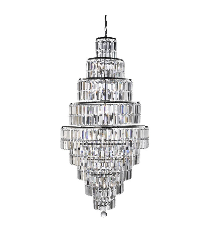 Empire 13 Light Chandelier Chrome Finish E14_Main