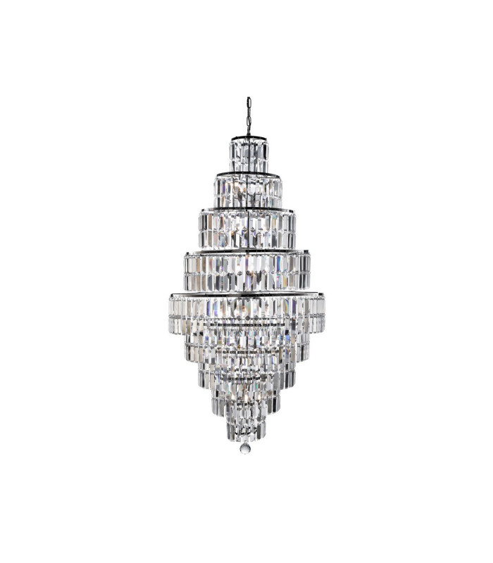 Empire 13 Light Chandelier Chrome Finish E14_Off