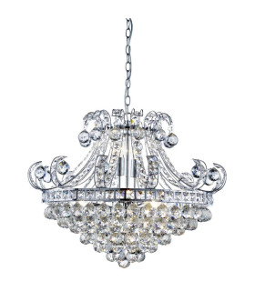 Bloomsbury 6 Light Chandelier Chrome Finish E14_Main