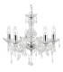 Marie Therese 5 Light Multi Arm Ceiling Pendant Clear with Crystals E14_Main