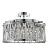 Elise 5 Light Ceiling Pendant Chrome with Crystals G9_Main