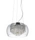 Curva 4 Light Ceiling Pendant Chrome Glass G9_Main