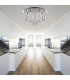 Beatrix LED 8 Light Flush Ceiling Light Chrome Crystal G9_Room