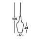 Whisk 1 Light Ceiling Pendant Chrome with Clear Glass Shade E27_Line