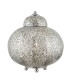 Fretwork 1 Light Moroccan Table Lamp Shiny Nickel E14_Main
