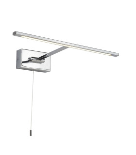 LED 7 Light Adjustable Picture Wall Light Chrome_Main