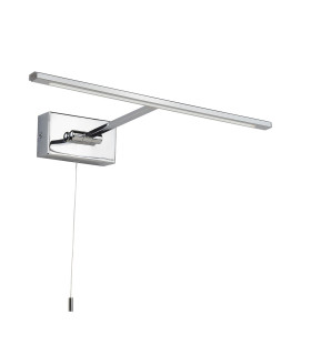 LED 7 Light Adjustable Picture Wall Light Chrome_Off