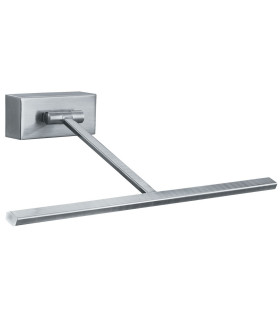 LED 7 Light Adjustable Picture Wall Light Satin Silver_Off