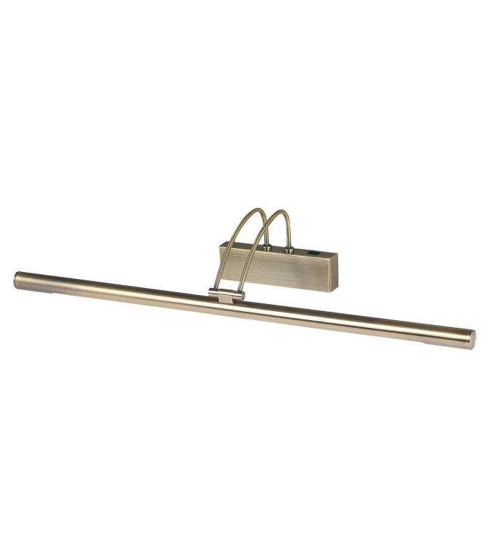 1 Light Adjustable Picture Wall Light Antique Brass_Off