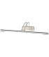 1 Light Adjustable Picture Wall Light Satin Silver_Off