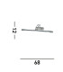 1 Light Adjustable Picture Wall Light Satin Silver_Line
