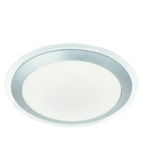 LED Bathroom Ceiling Flush Light Silver IP44_Main