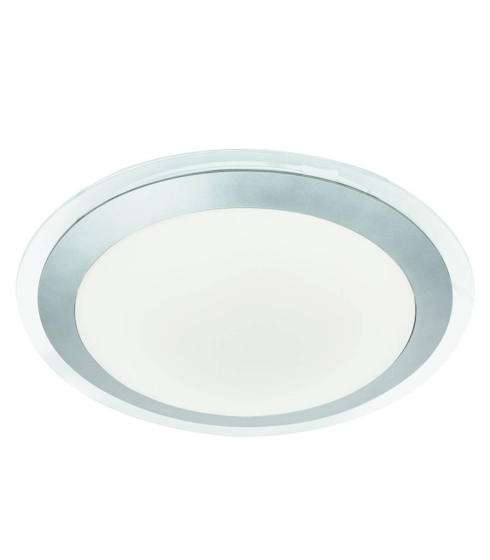 LED Bathroom Ceiling Flush Light Silver IP44_Main
