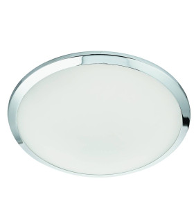 LED Bathroom Ceiling Flush Light Chrome IP44_Main