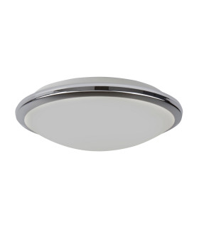 LED Bathroom Ceiling Flush Light Chrome IP44_Off