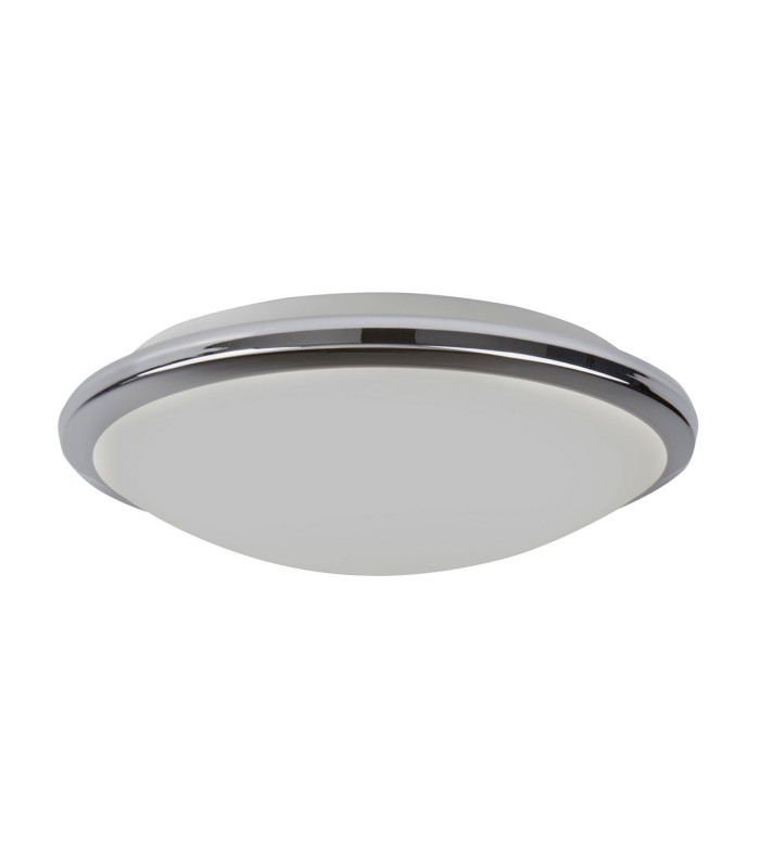 LED Bathroom Ceiling Flush Light Chrome IP44_Off