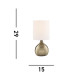 Table Touch Lamp Antique Brass with Fabric Shade E14_Line