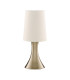 Table Touch Lamp Antique Brass with Fabric Shade E14_Off