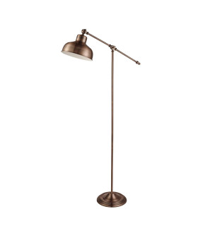 Macbeth 1 Light Floor Lamp Copper E27_Main