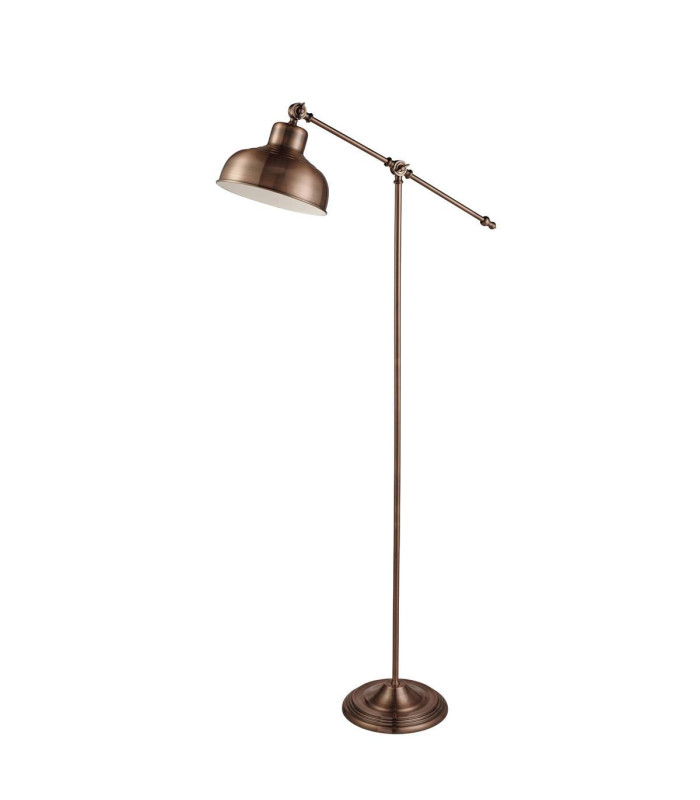 Macbeth 1 Light Floor Lamp Copper E27_Main
