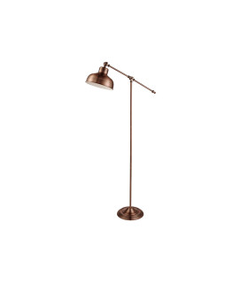 Macbeth 1 Light Floor Lamp Copper E27_Off