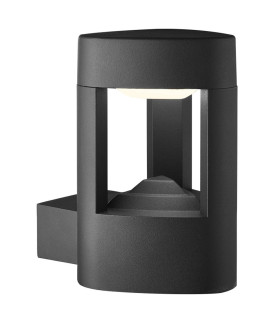 Michigan LED Outdoor Aluminium Wall Light Grey IP54_Main