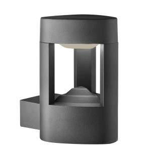 Michigan LED Outdoor Aluminium Wall Light Grey IP54_Off
