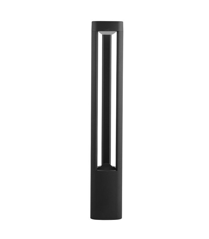 Michigan LED Outdoor Tall Aluminium Bollard Light Grey IP54_Off