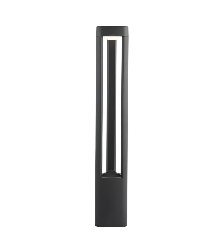 Michigan LED Outdoor Short Aluminium Bollard Light Grey IP54_Main