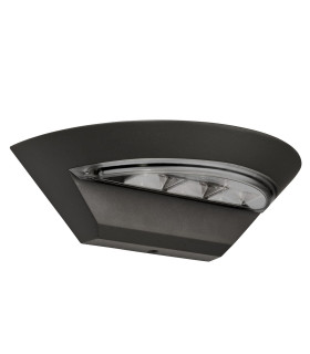 LED Outdoor Aluminium Wall Light Grey IP44_Off