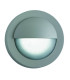 LED Outdoor Bulkhead Glass Aluminium Wall Light Grey IP44_Main