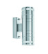 2 Light Outdoor Up Down Wall Light Stainless Steel IP44 GU10_Main