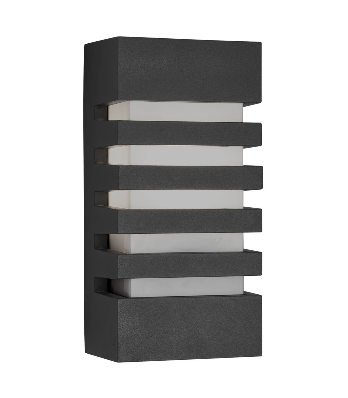 1 Light Outdoor Wall Light Grey IP44 E27_Off