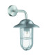 Genoa 1 Light Outdoor Fisherman Dome Wall Light Stainless Steel IP44Glass Lanterns E27_Main