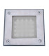 LED Square Outdoor Walkover Ground Light White and Glass IP67_Off