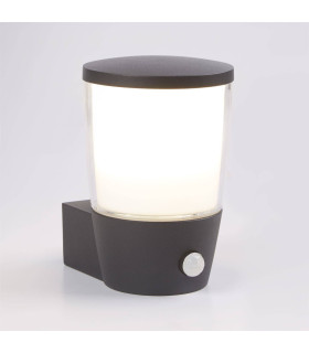 Tucson 1 Light Outdoor Wall Light Dark Grey with PIR Motion Sensor IP44 E27_Main